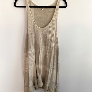 Sleeveless Cream Top